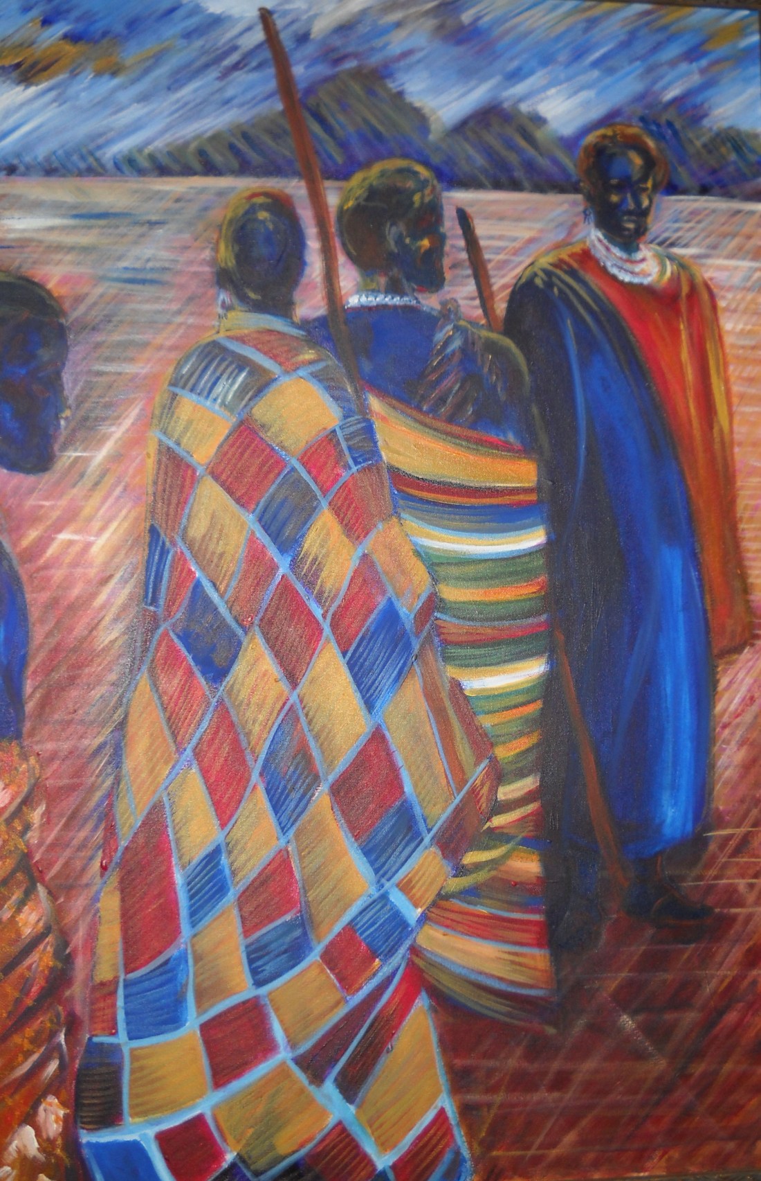 "Three Wisemen"-Acrylic on Canvas 2.5' X 3' - 2010
