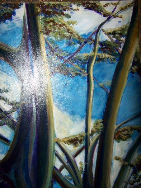 Oil Painting on Canvas 2.5"X3"- 2008